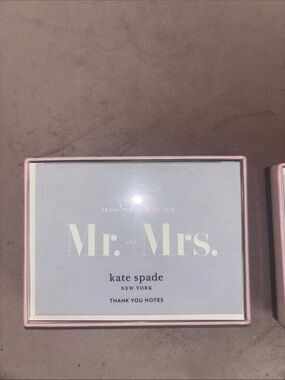 Kate Spade Wedding Thank you Notes cards